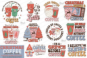 Christmas Coffee Quotes Bundle, a Graphic by Clipart Bloom