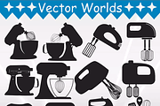 Kitchen Mixer Svg, Kitchen,Mixer Svg, an Object Graphic by VectorWorlds (Thumbnail 3 of 3)