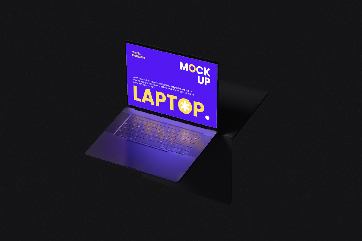 Laptop Mockup, a Mac Mockup by Rielismee (Photo 2 of 5)
