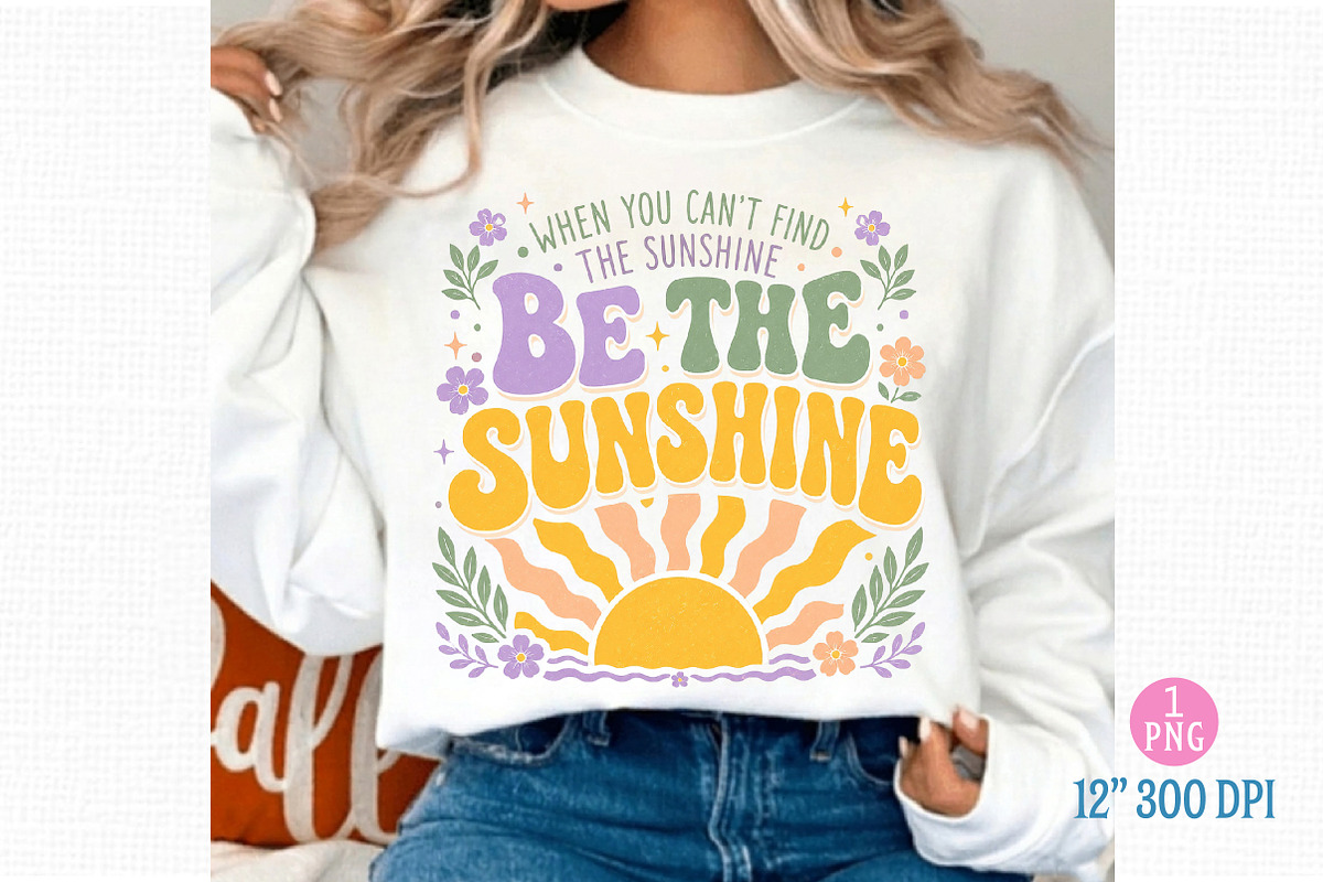 Boho Retro Be The Sunshine Summer PN, an Illustration by Dream Creation (Photo 1 of 6)