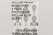 Vellum PSD Script & Paper Mockup Kit, a Mockup by Zumrod (Thumbnail 5 of 12)