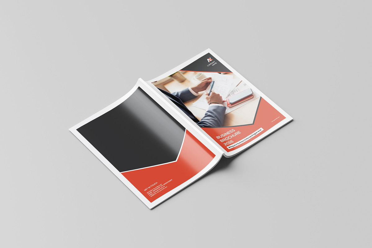Corporate Brochure Template, a Brochure Template by retrographix (Photo 9 of 9)