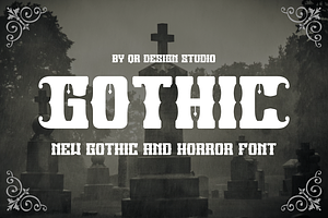 Black Sponge - Gothic Font