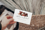 Watercolor Clipart - MAHOGANY FALL, a Decorative Illustration by Beigetime (Thumbnail 7 of 15)