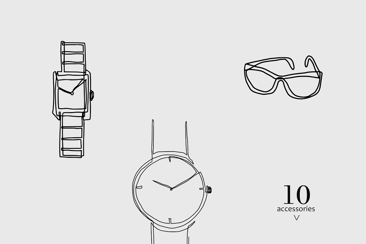 One Line Fashion. Line Art Women, a Person Illustration by AnMark (Photo 15 of 17)