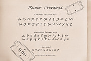 Paper Acrobat – Handwritten Font, a Handwritten Font by nadispasibenko (Thumbnail 11 of 11)