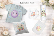 Watercolor Nursery Sublimation, an Illustration by Artnoy (Thumbnail 5 of 8)