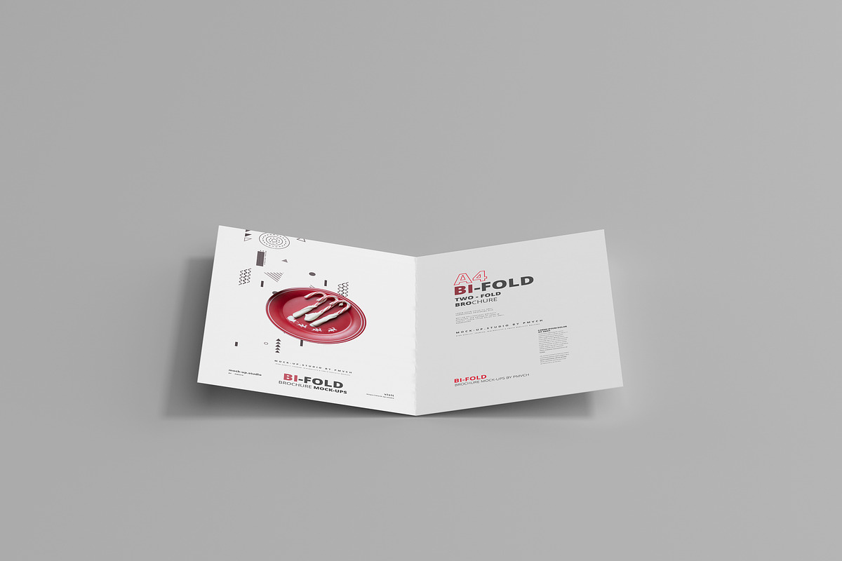 A4 Bi-Fold Brochure Mockups, a Print Template by pmvch (Photo 2 of 9)