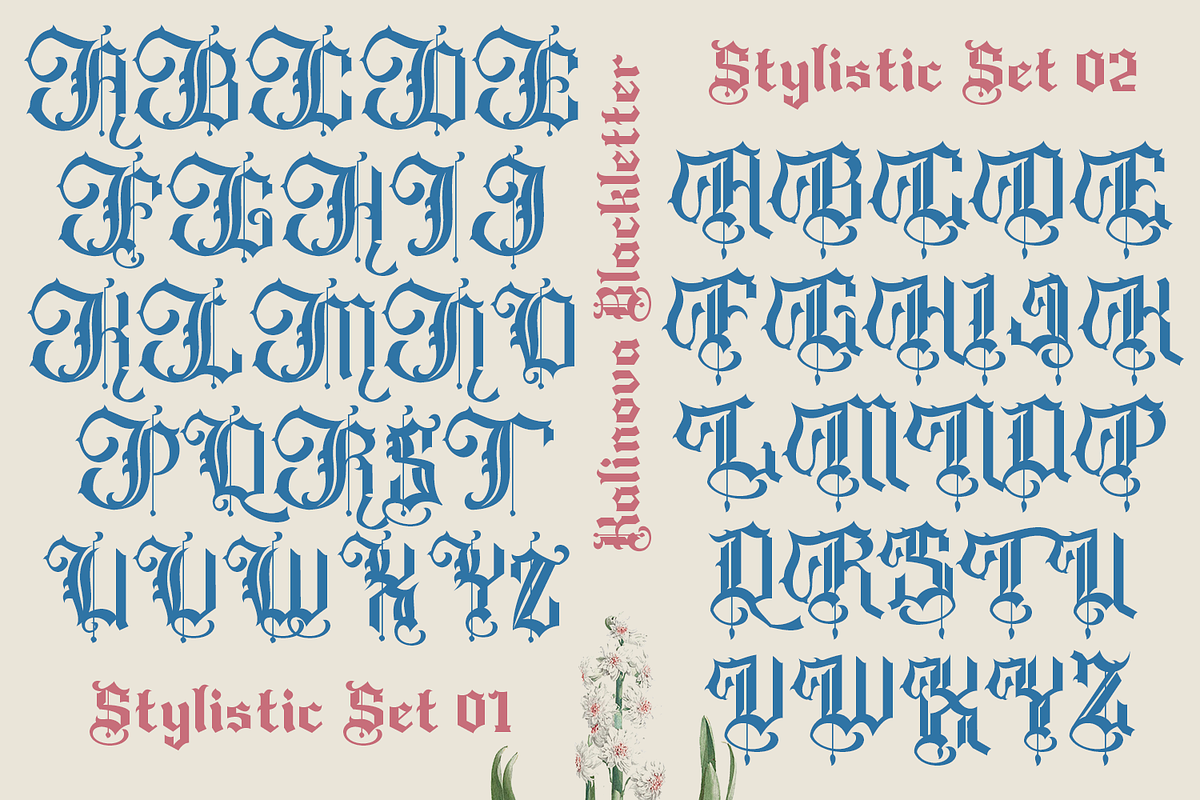 Kolinova Blackletter, a Blackletter Font by madeDeduk (Photo 6 of 9)