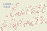 CS Megara Dashed, a Script Font by Craft Supply Co. (Thumbnail 7 of 8)