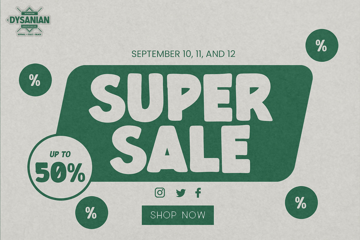 Dysanian - Hand Drawn Sans Font, a Sans Serif Font by Gassstype (Photo 7 of 8)