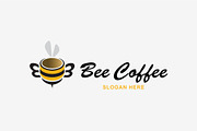 Bee Coffee Logo, a Branding & Logo Template by MotionMount (Thumbnail 2 of 5)