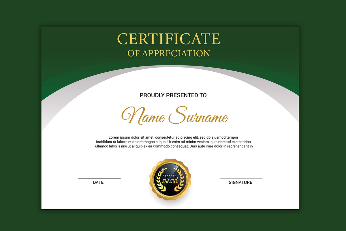 Business Certificates, a Presentation Template by Believe Creatives (Photo 5 of 8)
