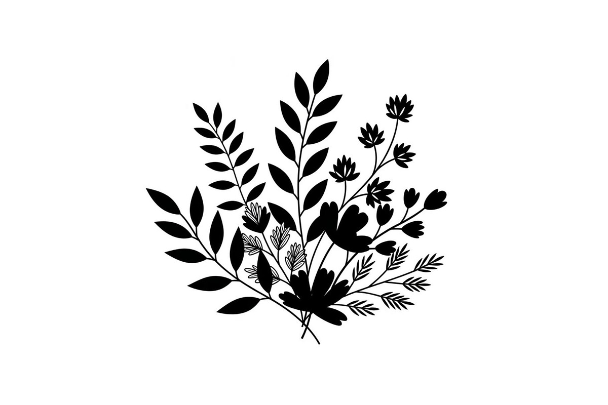 50 Botanical Garden Silhouette bundl, an Illustration by Designs_River (Photo 44 of 51)