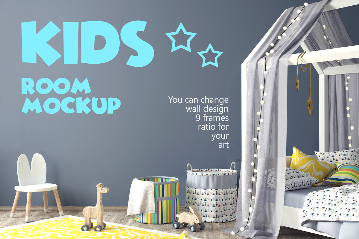 Kids room new mockup, a Household Mockup by Radmila (Photo 1 of 5)