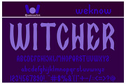 Dark empire font, a Font by weknow (Thumbnail 2 of 5)