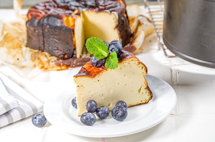 Homemade Burnt Basque Cheesecake, a Food & Drink Photo by Rimma