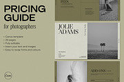 Pricing Guide Photography | Canva, a Presentation Template by MADE MY WAY studio (Thumbnail 1 of 10)