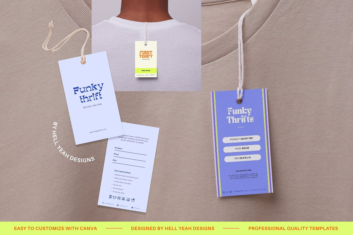 Funky Hang Tags Templates, a Card Template by Hell Yeah Designs (Photo 9 of 9)