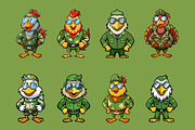 Bird Mascot With Soldier Costume, an Illustration by Riswan Ratta (Thumbnail 3 of 4)