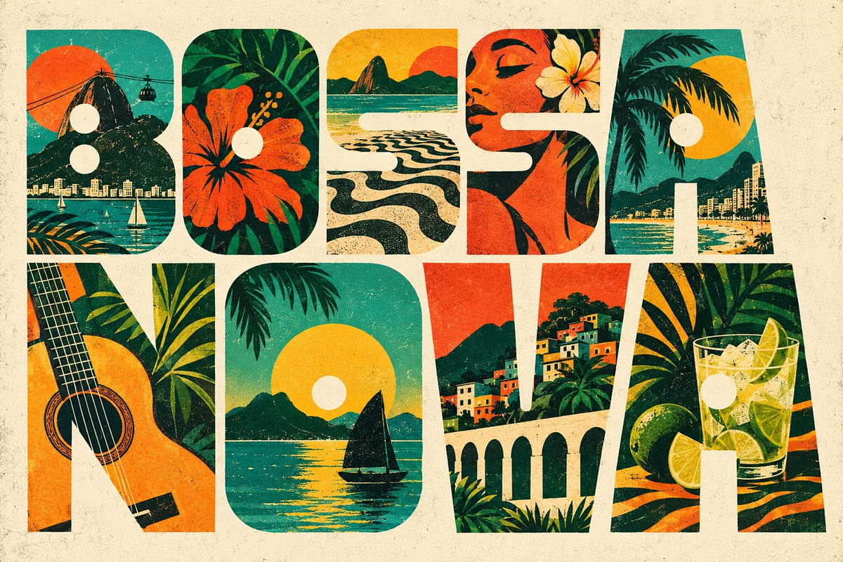 Tropicola - 1970's Brazilian Display, a Sans Serif Font by HipFonts (Photo 8 of 9)