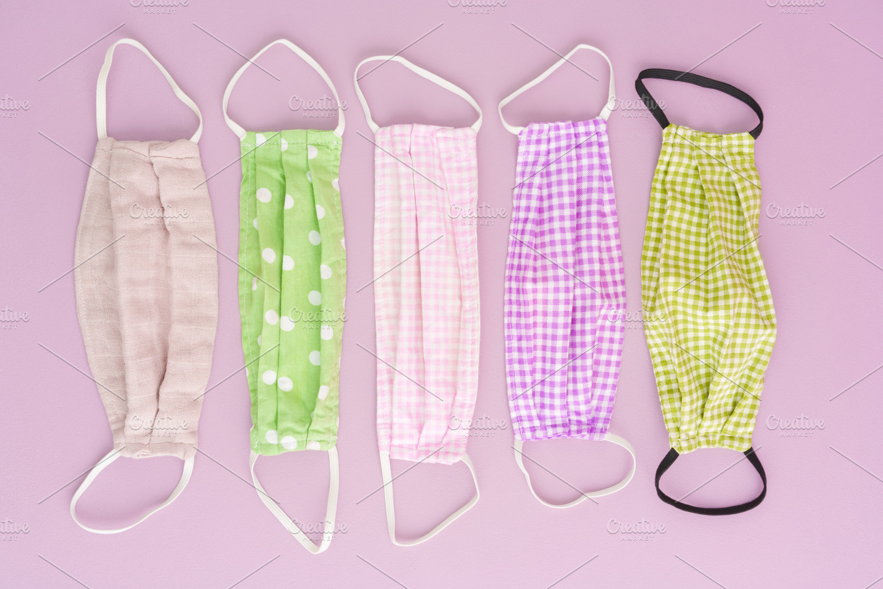 Corona covid19 fabric face masks containing face masks, background, and, a Health & Medical Photo by Elisabeth Cölfen