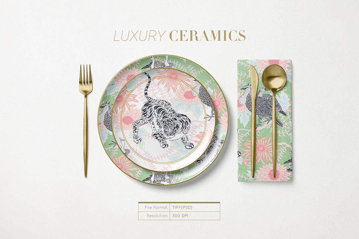Kento Vector Prints & Motifs, a Pattern Graphic by Pink Linen (Photo 7 of 12)
