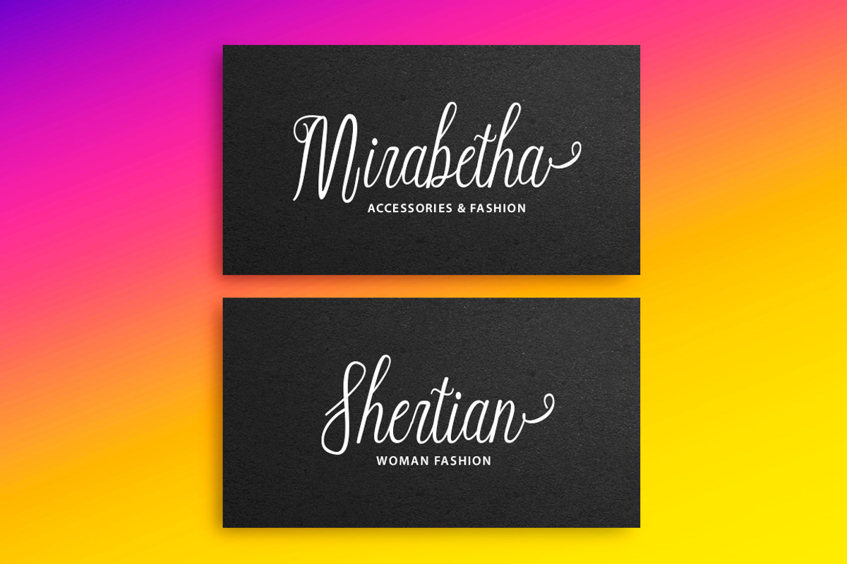 Werdhian Script, a Script Font by Solidtype (Photo 4 of 6)