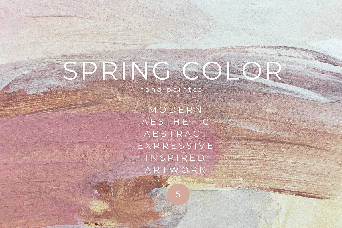 MODERN SPRING ABSTRACT PAINTINGS, a Texture Illustration by identity.ART (Photo 1 of 7)