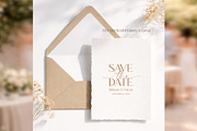Elegant Save Date Canva bd005, an Invitation Template by TyphoonStudio (Thumbnail 5 of 10)