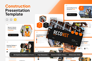 Construction Building Google Slide, a Presentation Template by Annora Studio (Thumbnail 1 of 5)