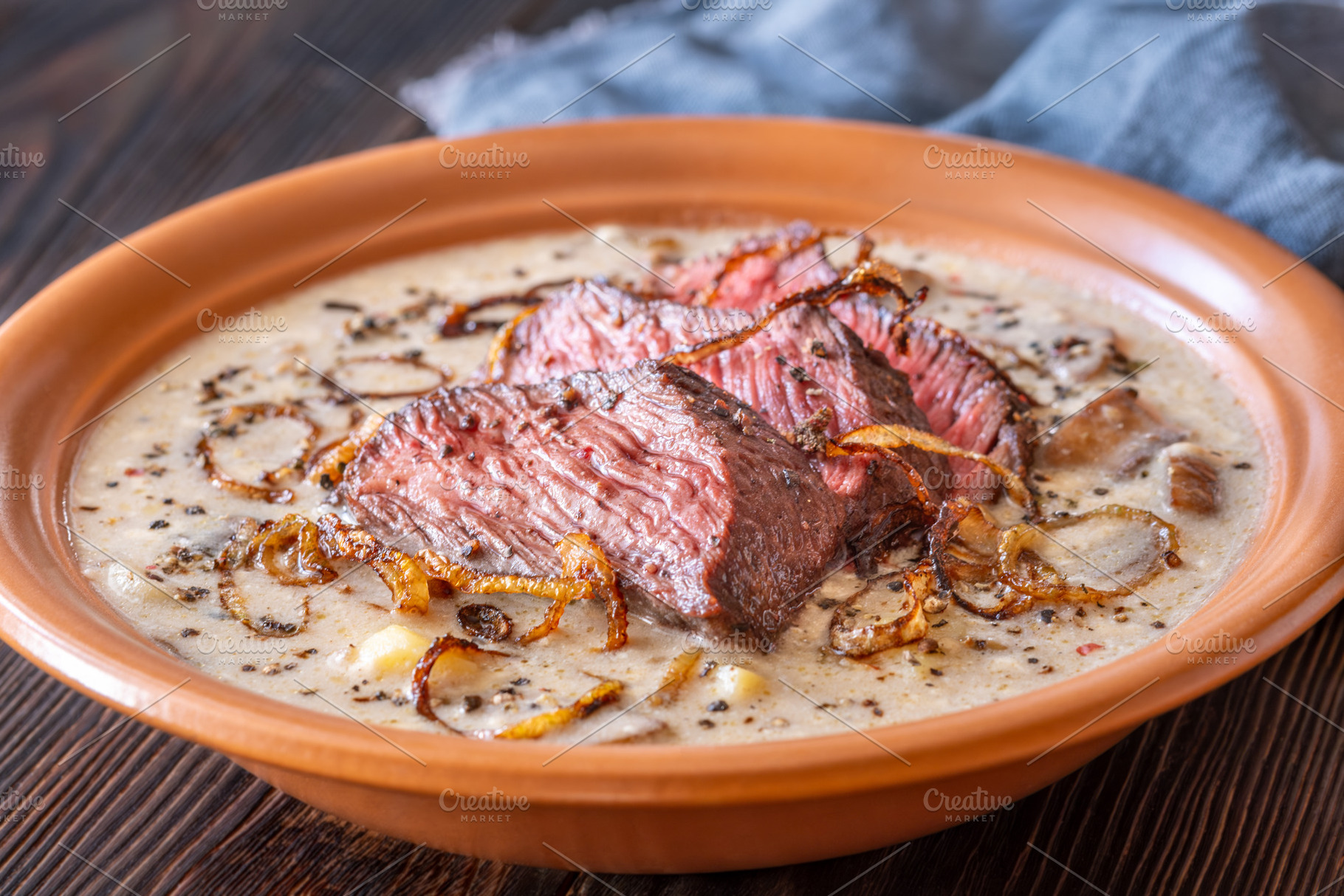 Peppercorn Steak Soup, a Food & Drink Photo by Alexander Prokopenko