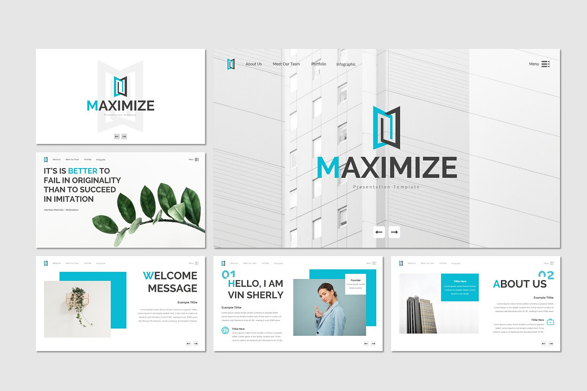Maximize - Powerpoint Template, a Presentation Template by inspirasign