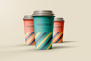 Take Away Paper Coffee Cup Mockups, a Cups & Container Mockup by dpi (Thumbnail 17 of 24)