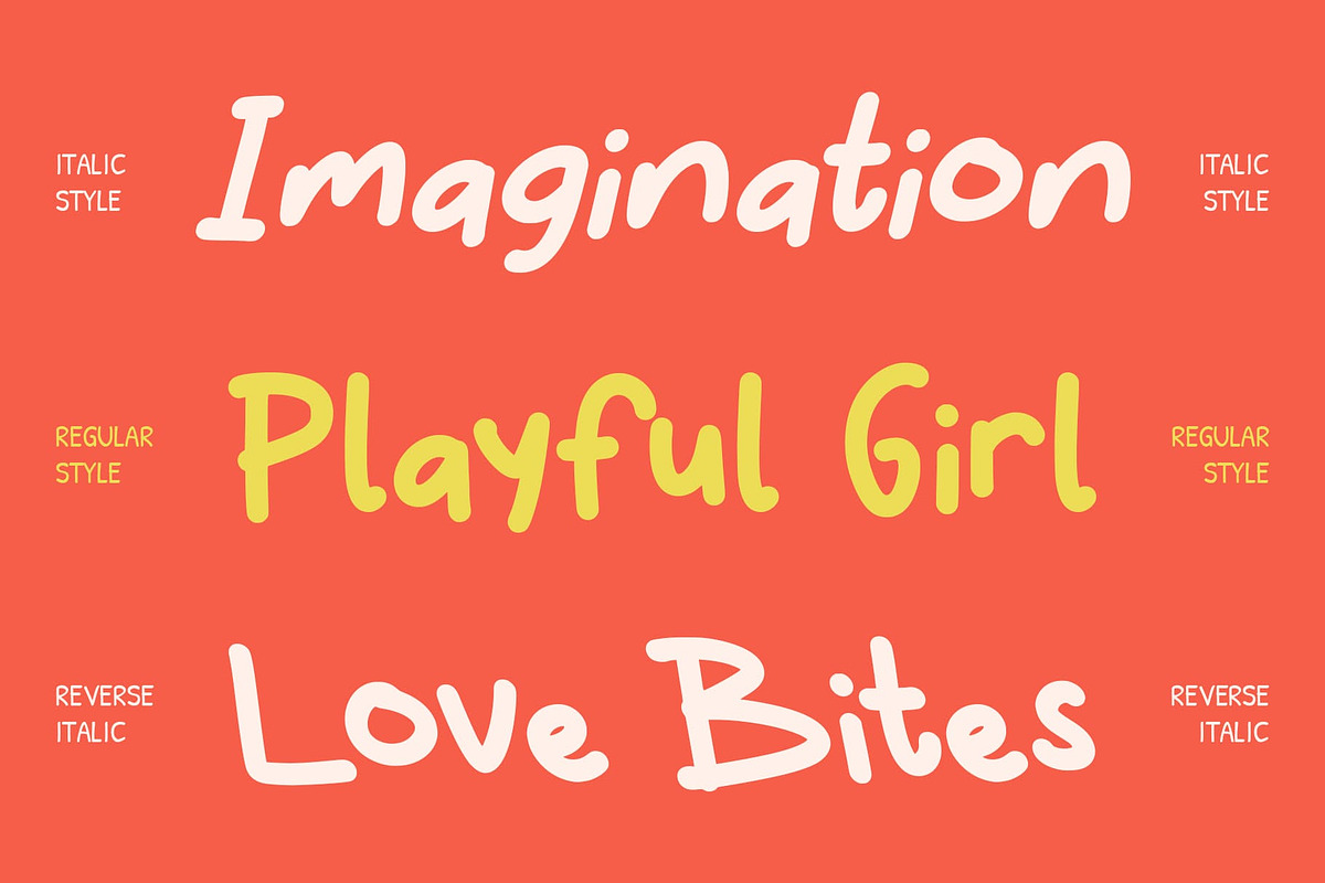 CS Belric – Cute Handwritten Font, a Handwritten Font by Craft Supply Co. (Photo 2 of 8)