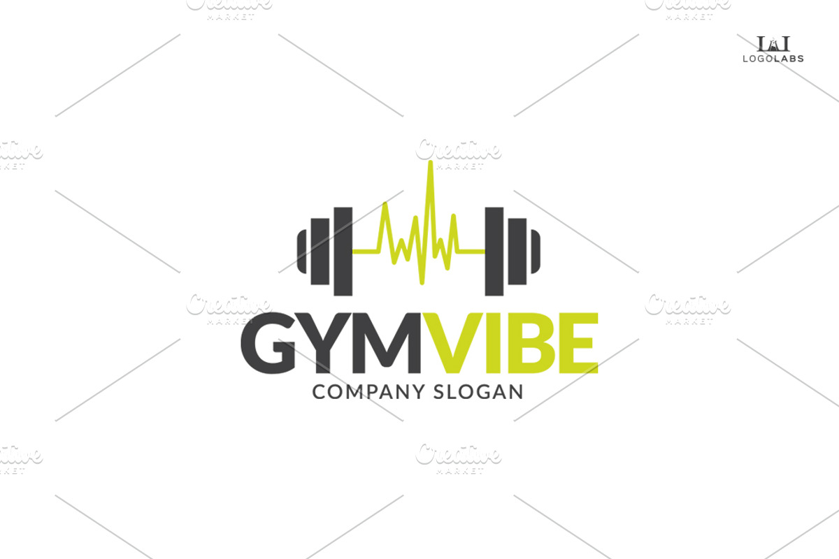 Gym Vibe Logo, a Branding & Logo Template by LogoLabs (Photo 1 of 4)