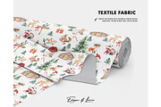 Woodland Xmas party seamless pattern, a Texture Graphic by Milatoo (Thumbnail 3 of 3)