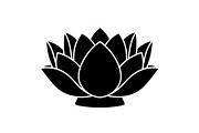 Lotus Flower Silhouette Vector Bundl, an Illustration by Creativeshirt (Thumbnail 43 of 51)