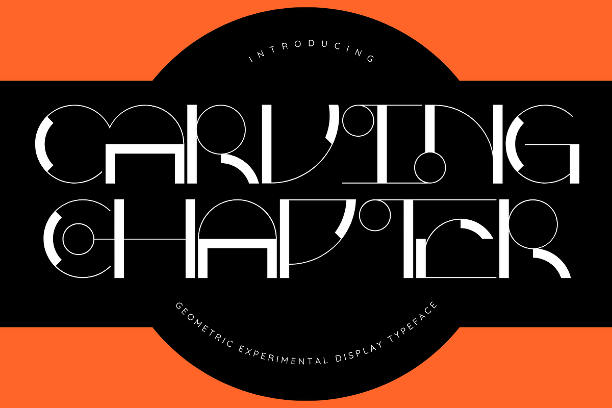 CARVING CHAPTER - ART DECO FONT, a Sans Serif Font by 177Studio (Photo 1 of 8)