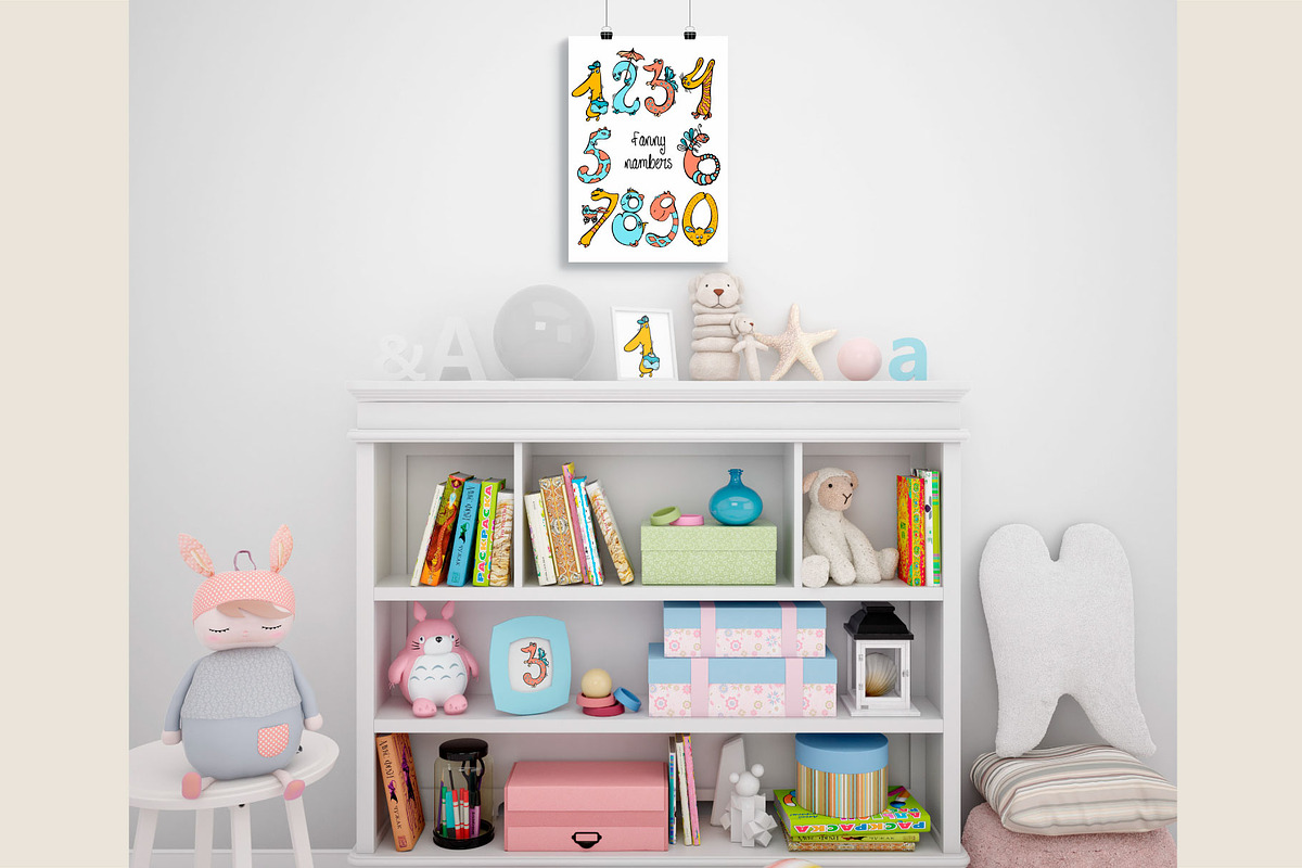 Funny Numbers, a Decorative Illustration by Polanika (Photo 3 of 4)