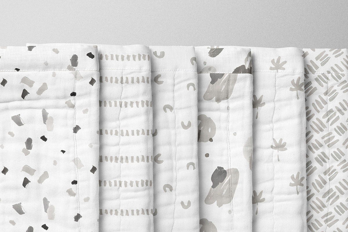 Creamy Grey - 30 Patterns Pack, a Pattern Graphic by Yashroom (Photo 4 of 7)