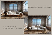 Loft Sofa Mockup Bundle, a Household Mockup by Vika_Softlife (Thumbnail 4 of 8)