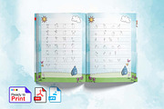 Handwriting Workbook for Kids, a Stationery Template by Graphic Template (Thumbnail 2 of 3)