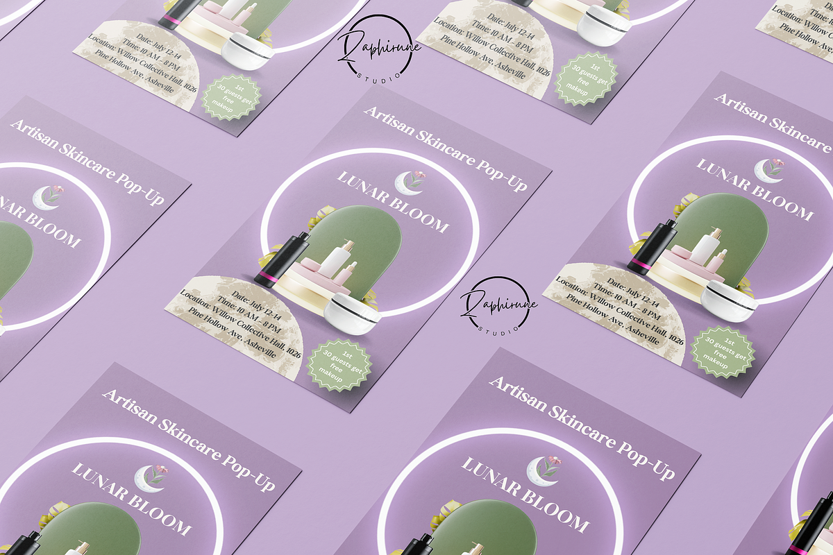 Skincare Branding Canva Kit preview 5