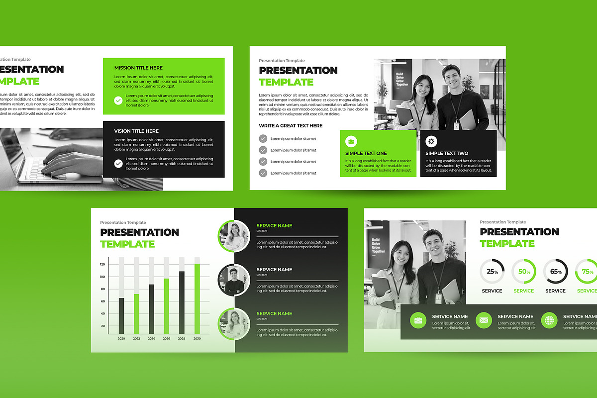 Clean FinTech Pitch Deck, a Presentation Template by CreativeUP (Photo 4 of 6)