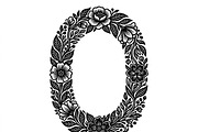 50 Elegant Floral Oval Mirror Frame, a Decorative Illustration by Amazin_art (Thumbnail 23 of 34)