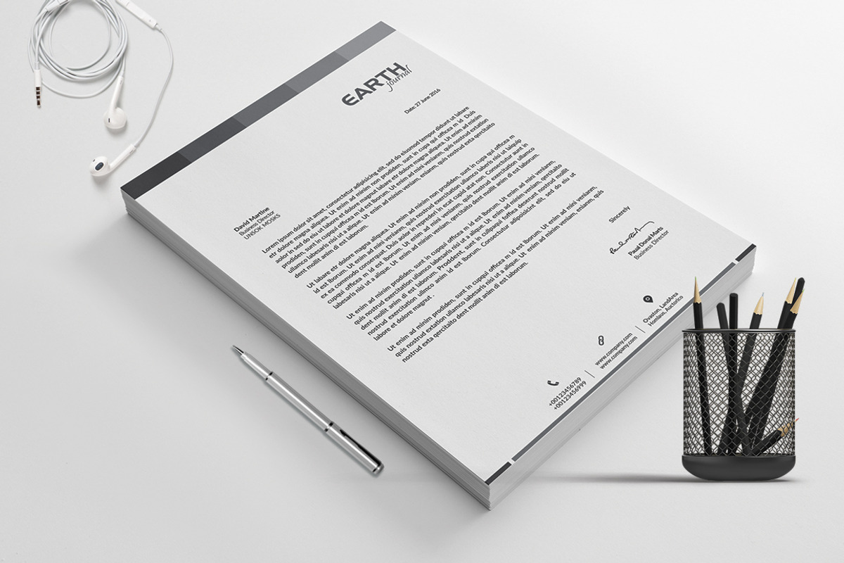 Letterhead, a Stationery Template by ThemeDevisers (Photo 5 of 5)