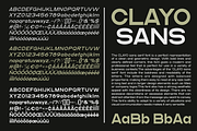 Clayo - Modern Clean Sans Family, a Sans Serif Font by MaikoHatta (Thumbnail 3 of 7)