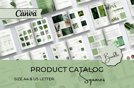 Product Catalog Canva Template
