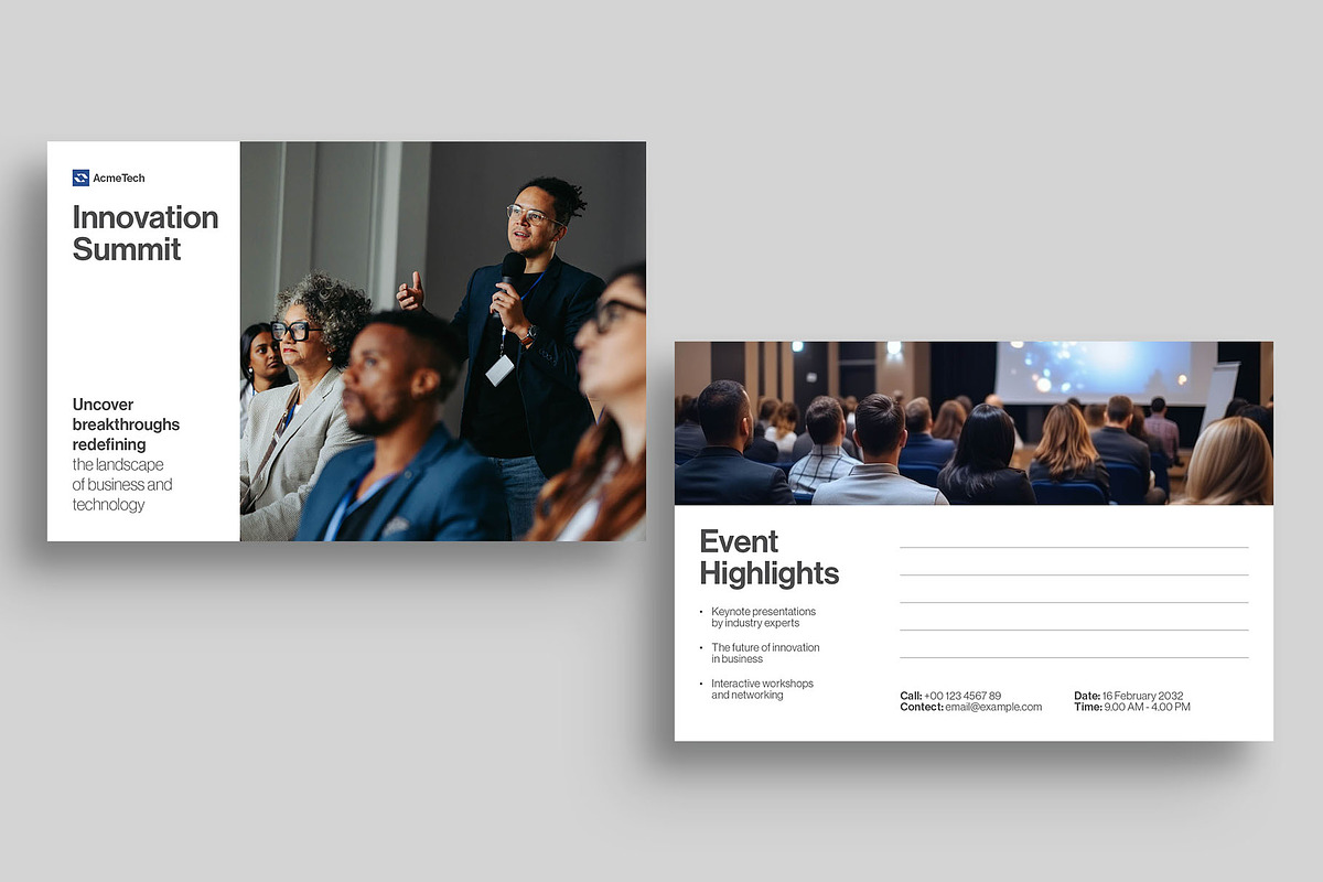 Corporate Postcard Template, a Card Template by BrandPacks (Photo 4 of 5)
